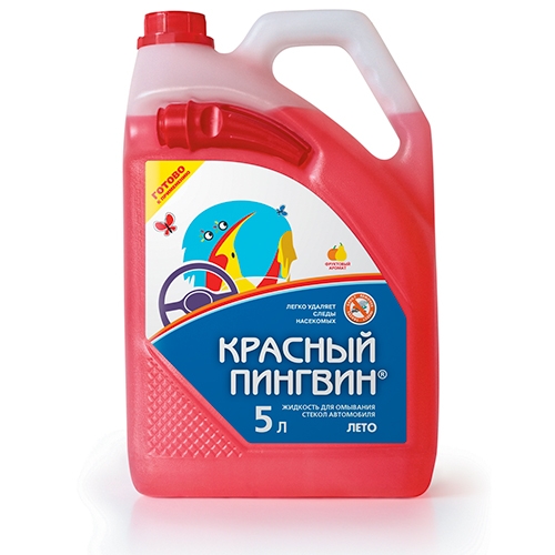 Жидкость для омывания стекол XADO Красный пингвин лето 5л